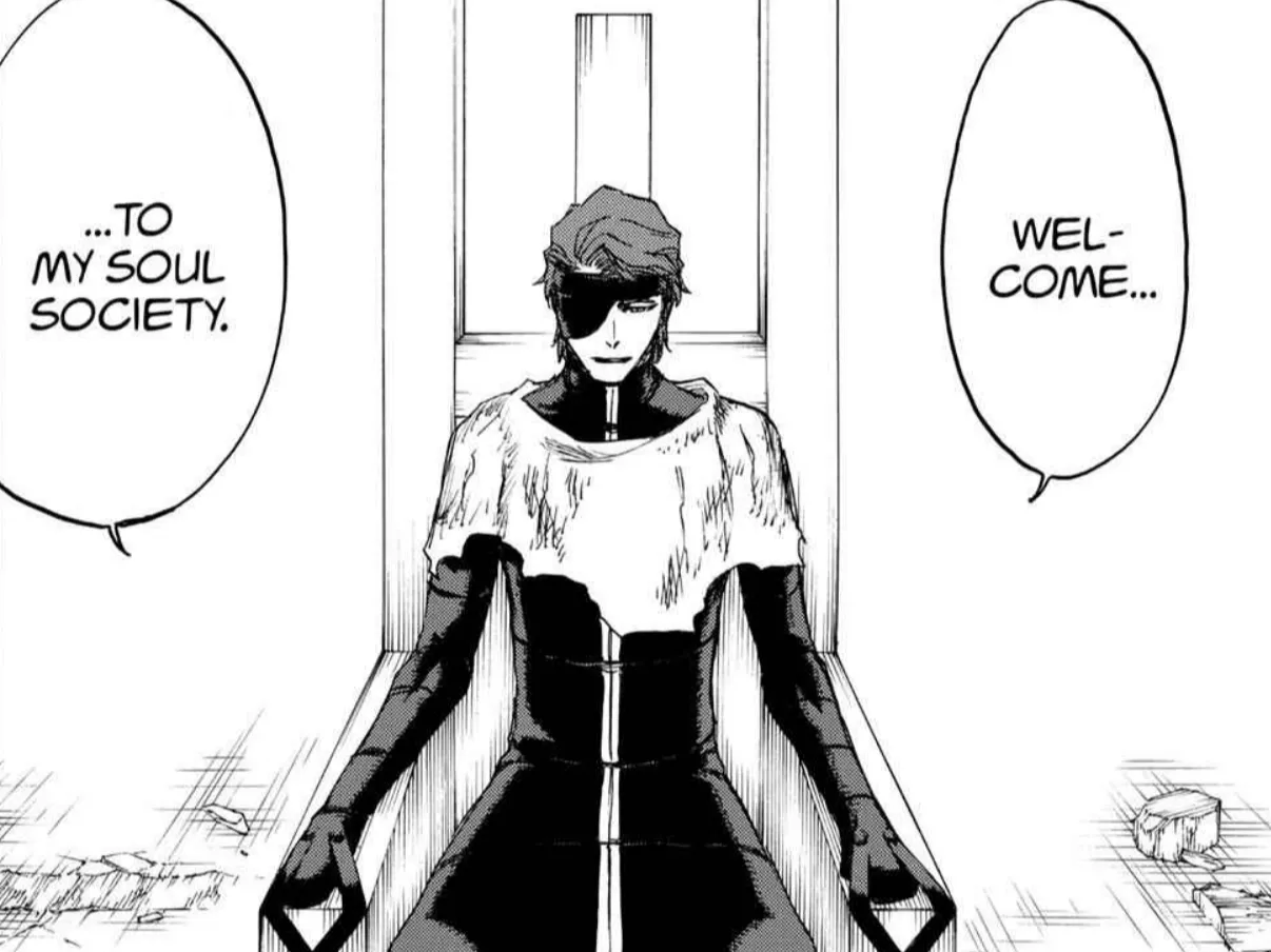 Bleach Aizen Welcome To My Soul Society 2D WallArt