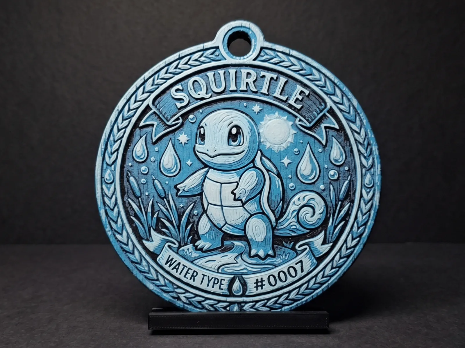 Pokemon - Squirtle Medallion - 4 Colour