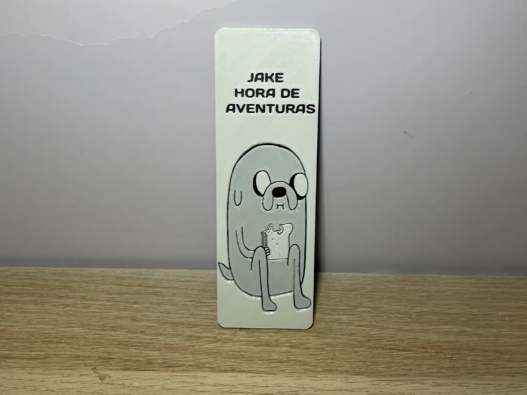 marcapáginas jake hora de aventuras