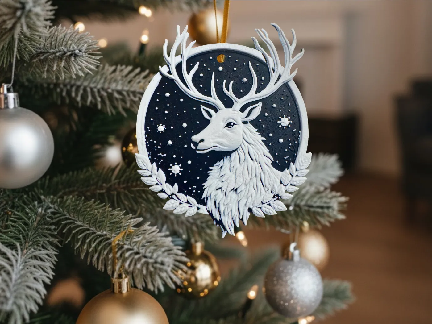 Christmas Stag Decoration