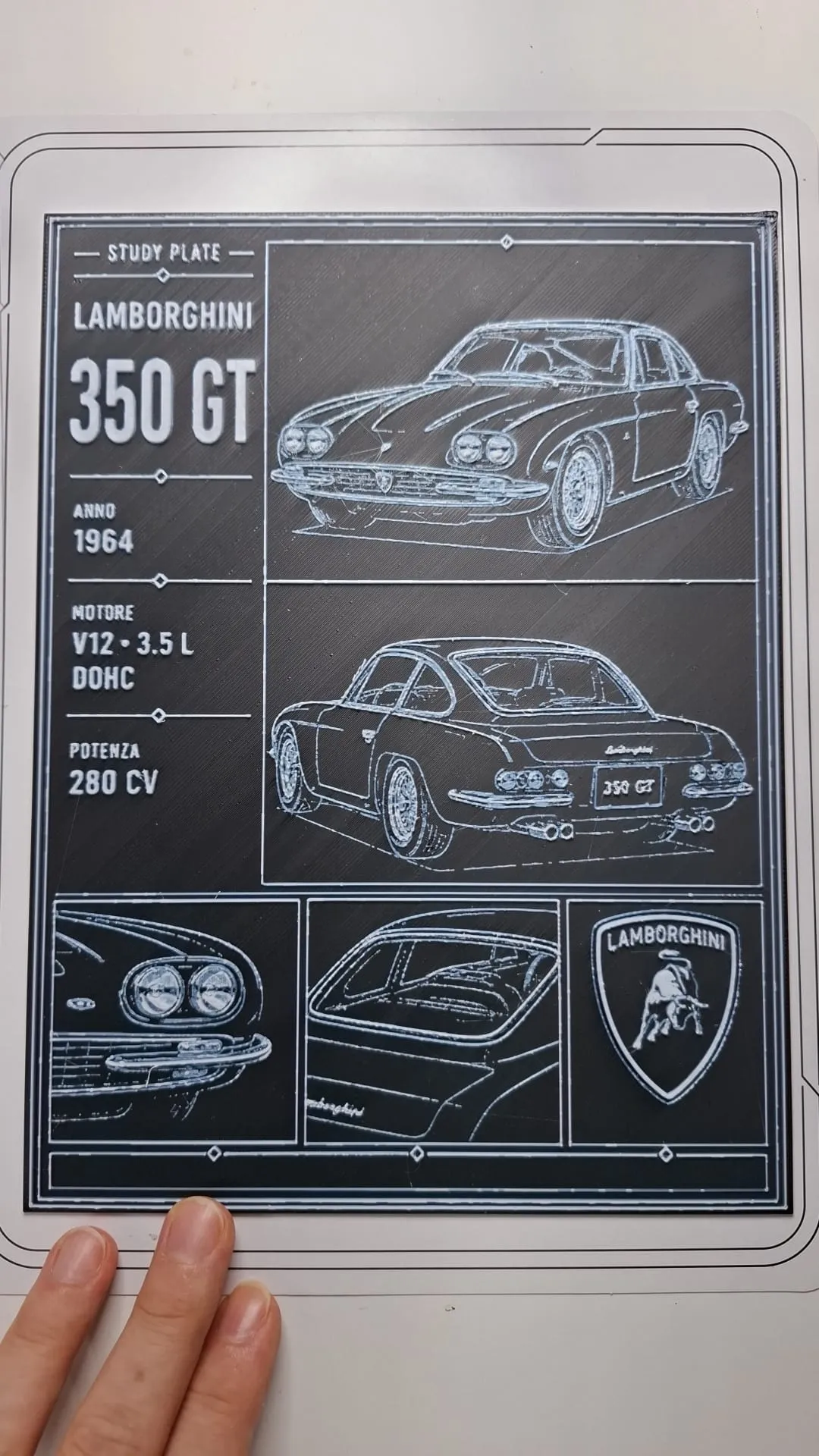 STUDY AUTO N.01 – Lamborghini 350 GT