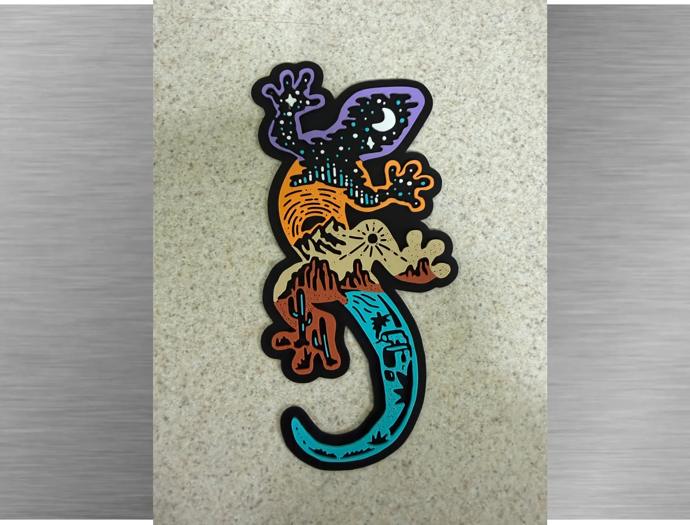 Tribal Lizard-Cutout