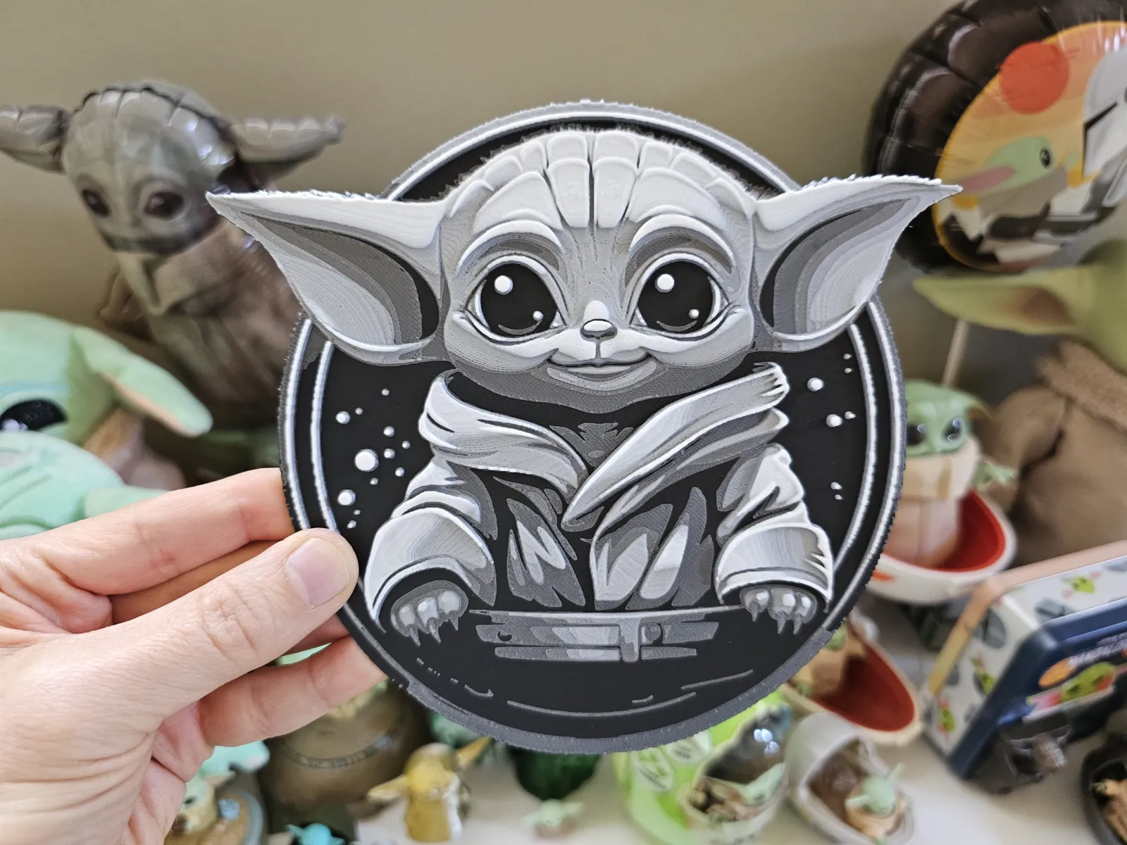 Star Wars (Inspired) "Yoda Baby for Me" HueForge Grogu