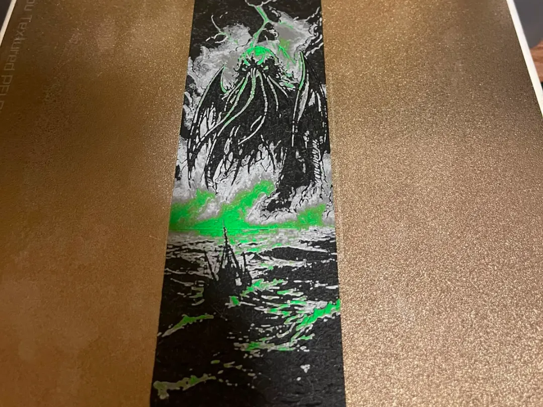 Cthulhu Bookmark | 4-Color HueForge | Dual Version