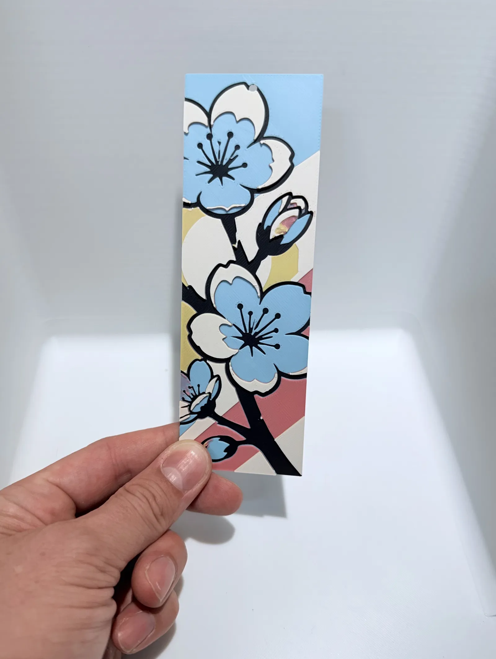 Floral Cherry Blossom Pop Bookmark - 15x5cm no ams