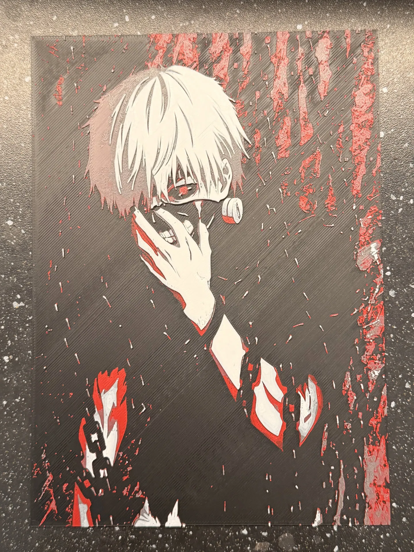 Kaneki's Chains of Torment – HueForge Wall Art