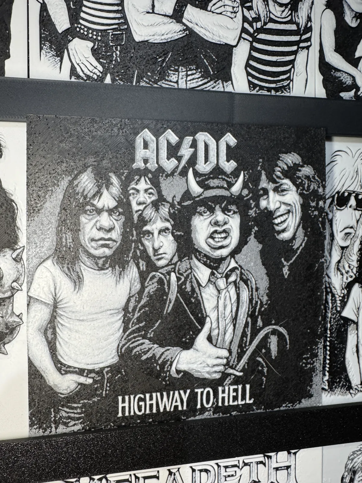 Hue Forge Karikatur AC/DC - Highway to Hell