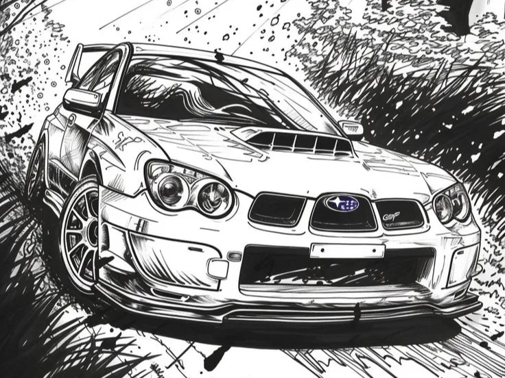 Hueforge Subaru