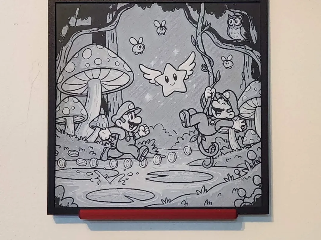Mario Mushroom Forest HueForge