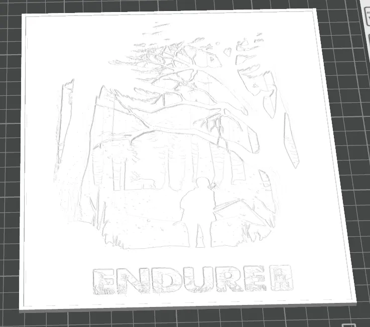 Last of us lithophane