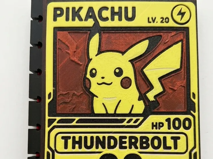 Pikachu A5 notebook cover