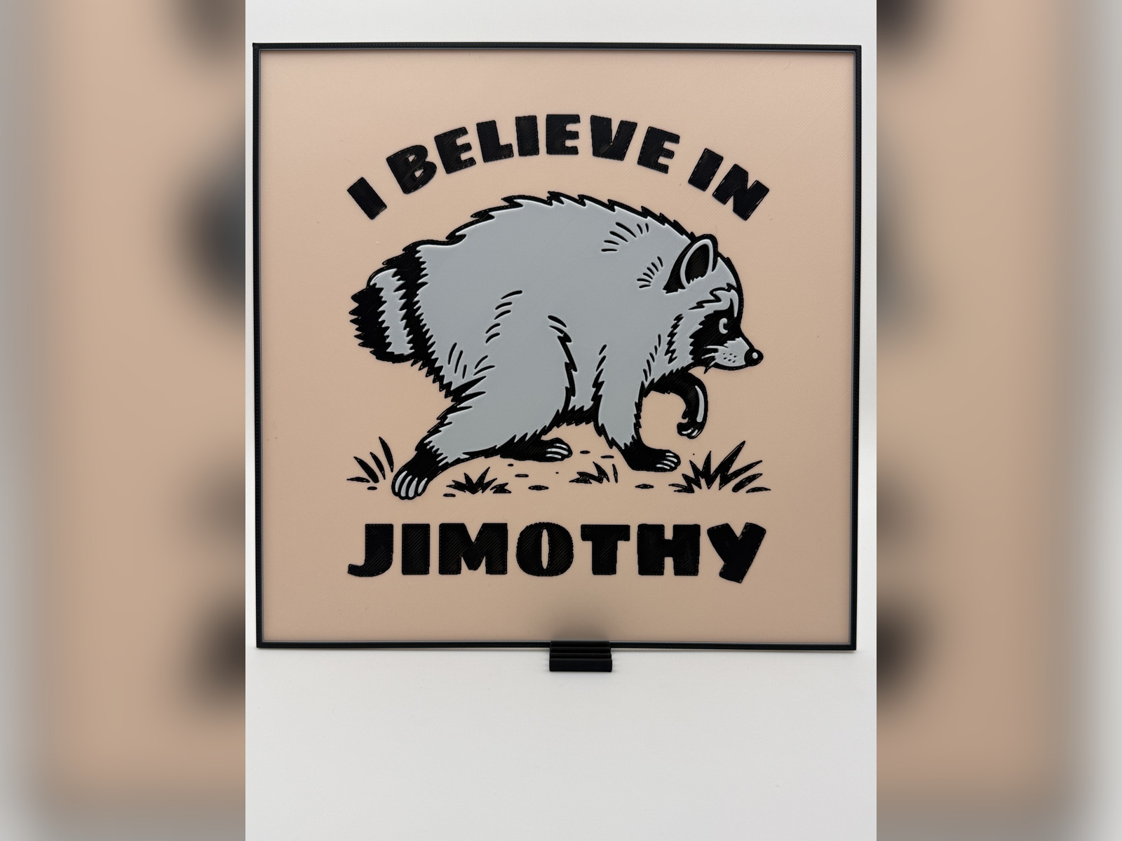 Jimothy Raccoon HueForge Print