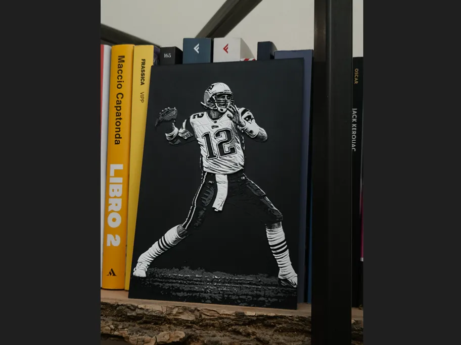 Hueforge Tom Brady #12