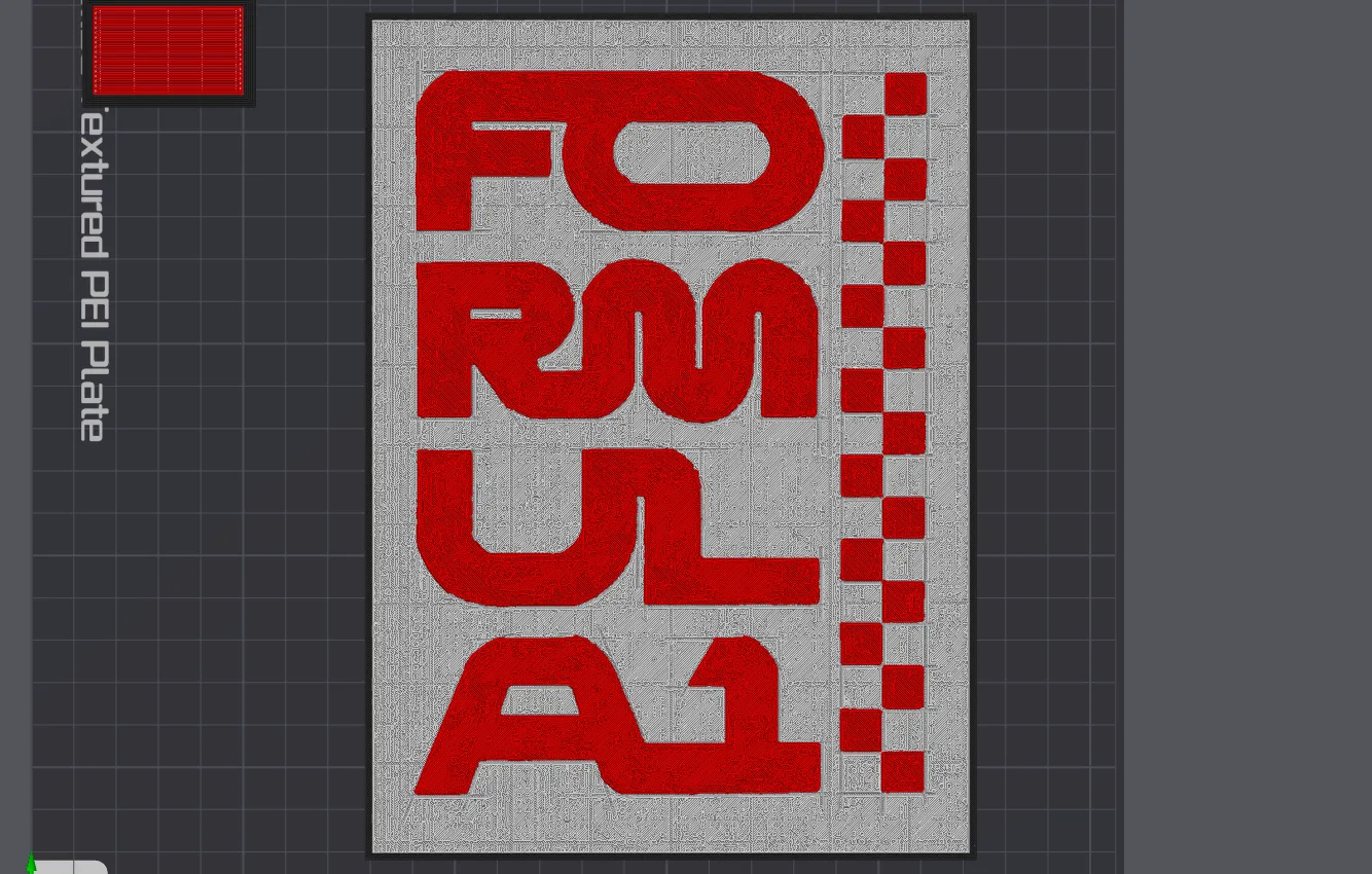 Formula 1 Hueforge