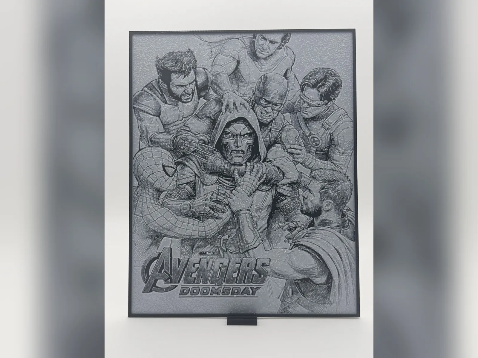 Avengers Doomsday Sketch HueForge Print
