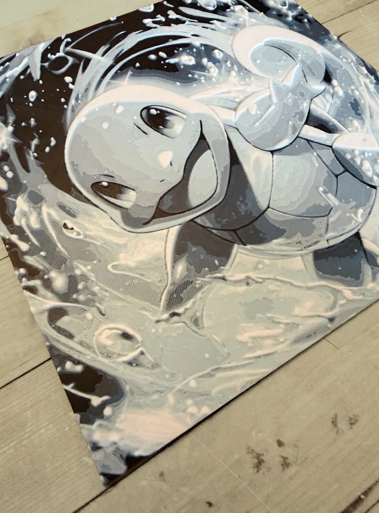 Squirtle Pokemon Art Hueforge