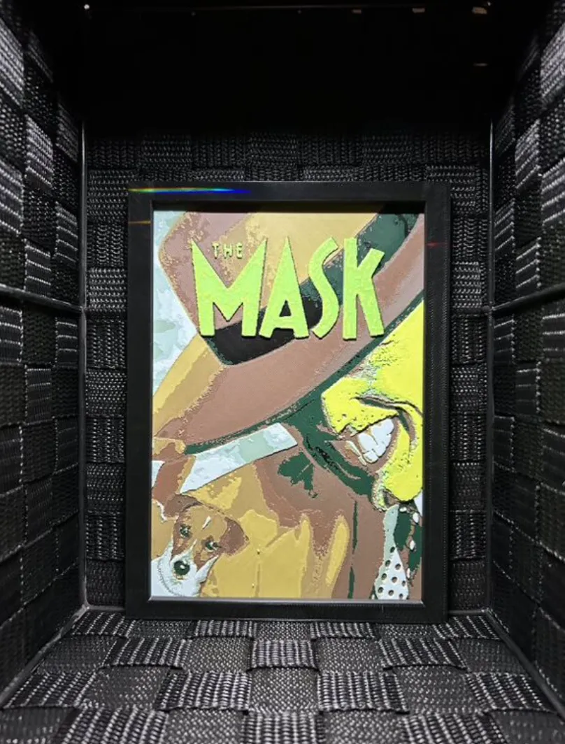 Hueforge Movie Poster -The Mask -