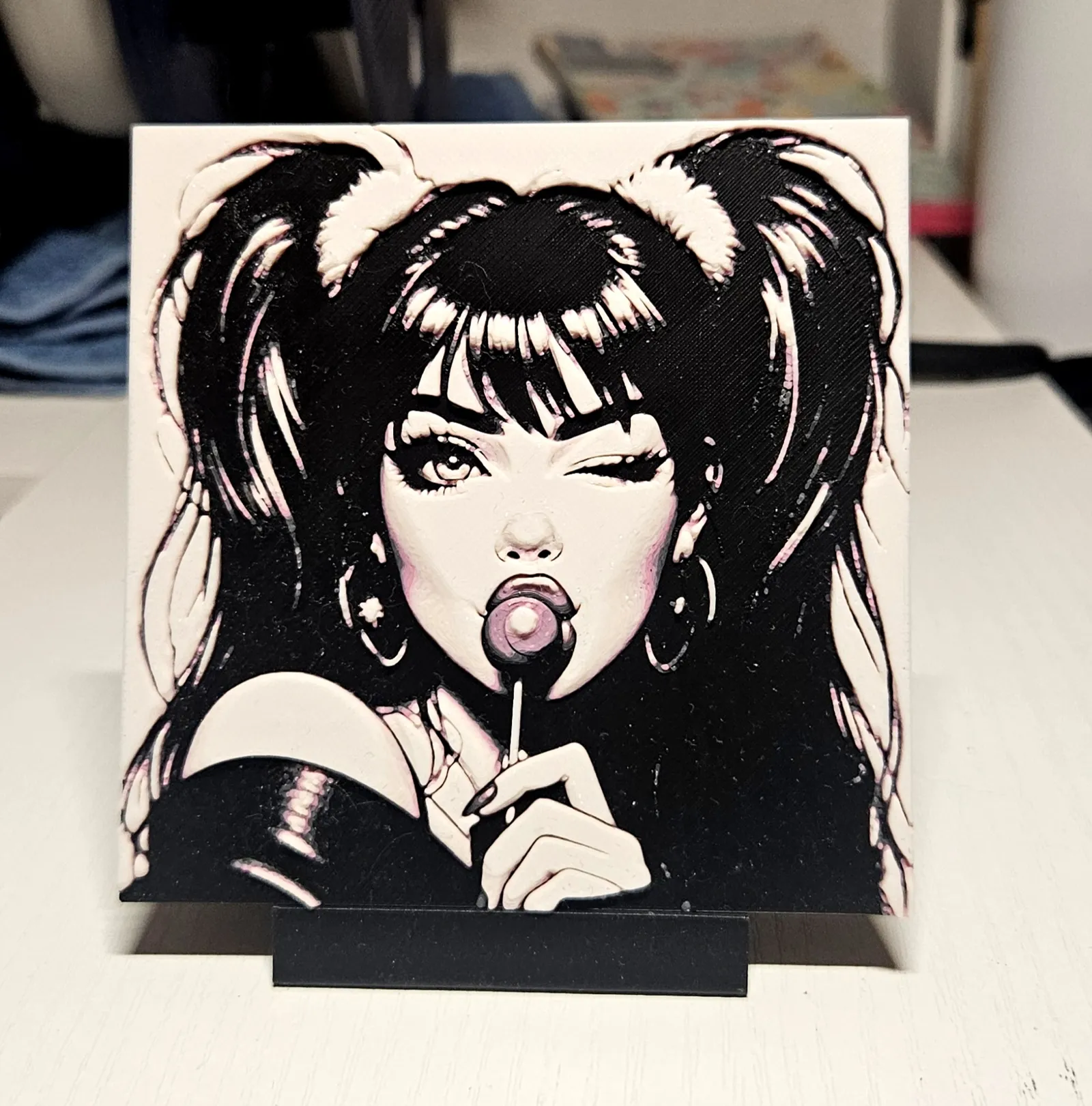Girl with lollipop
