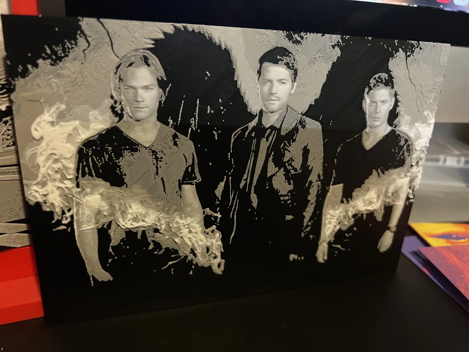 Supernatural Dean, Sam & Castiel Hueforge