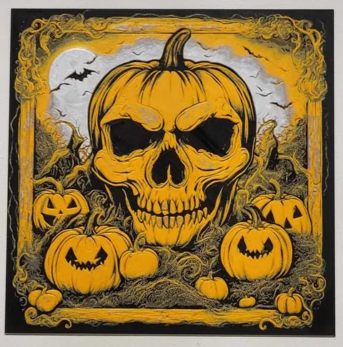 Halloween pumpkin Hueforge