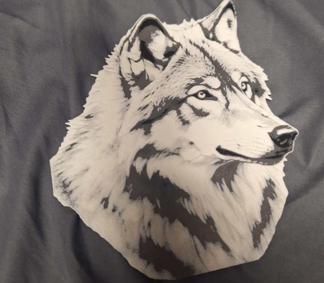 wolf face Hue forge