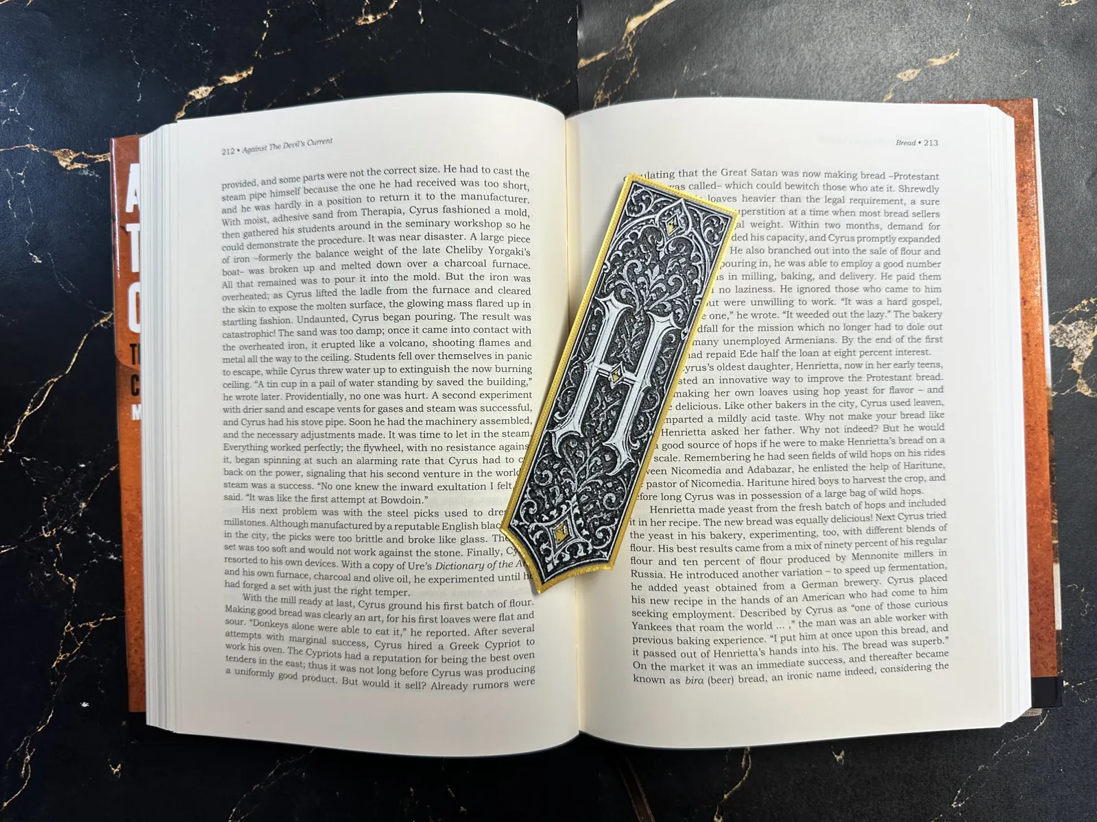 Gothic Letter H Bookmark - HueForge Alphabet