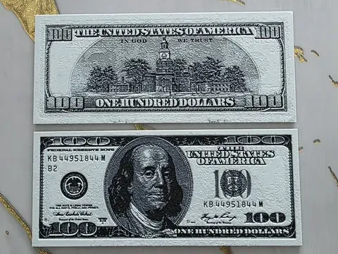 Billet 100 Dollars Art 4k Ultra Detail Hueforge
