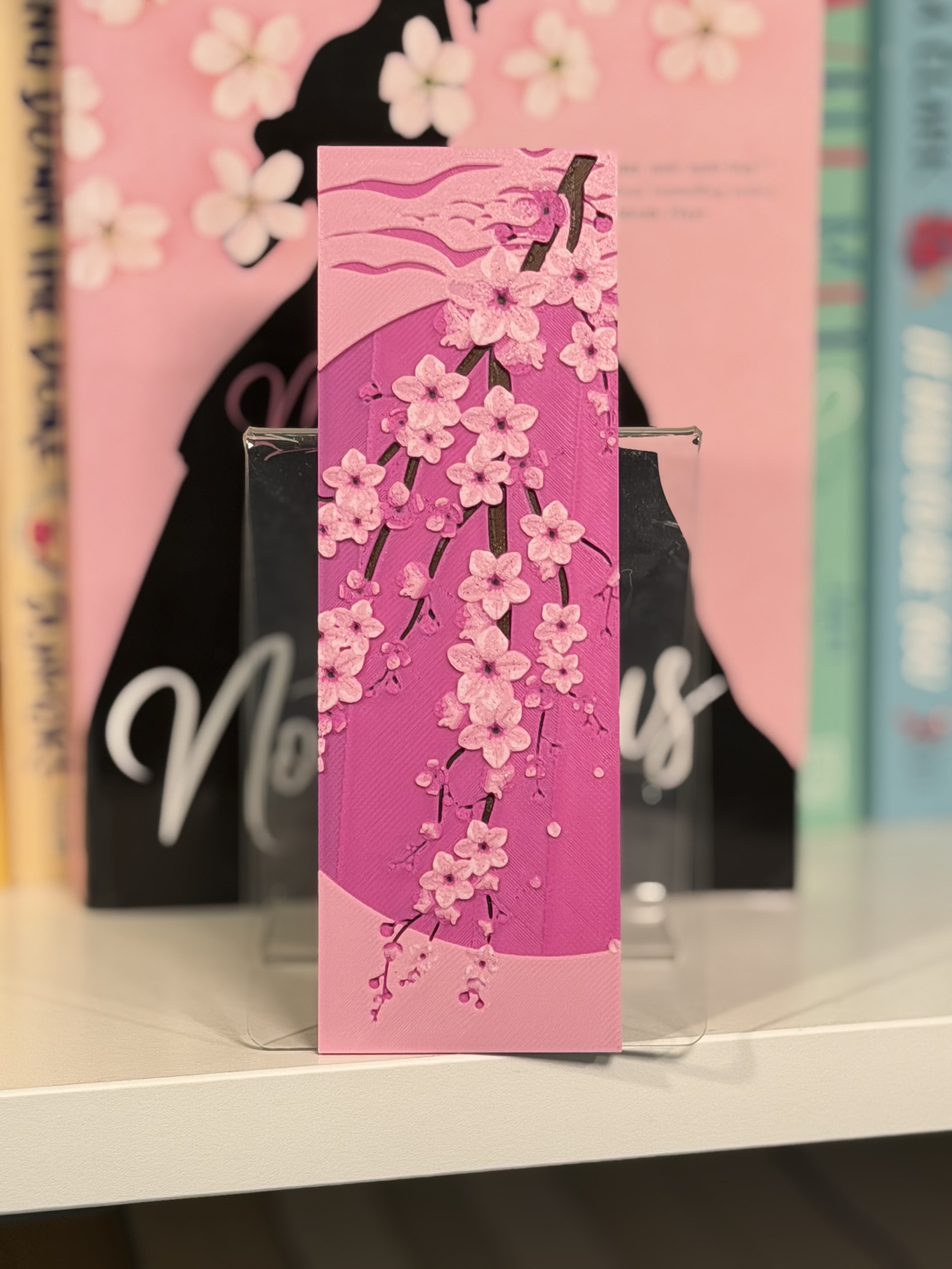 Cherry Blossom | HueForge Bookmark
