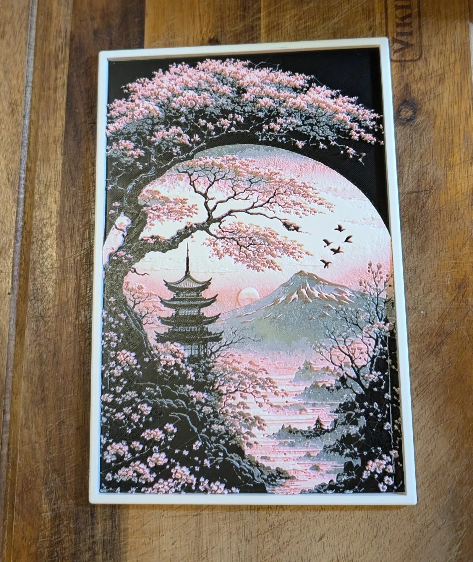 Sakura Landscape Hueforge