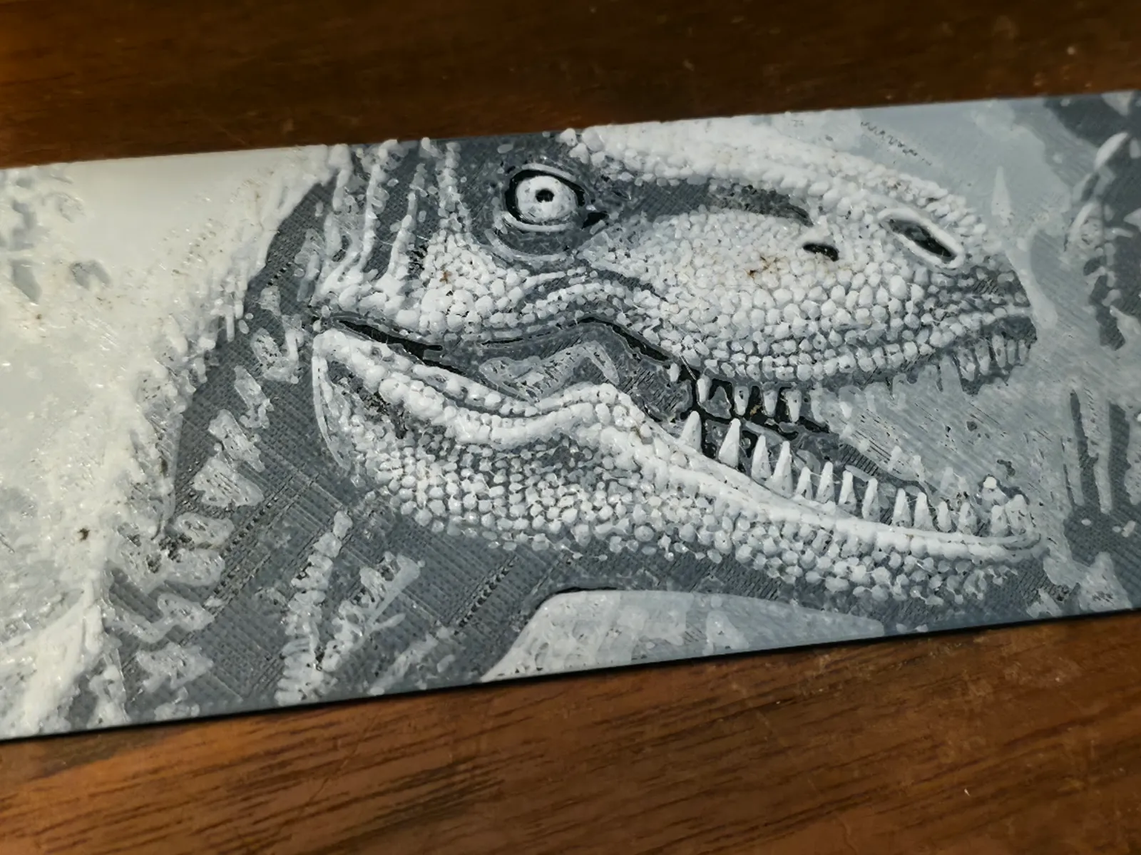 Velocoraptor Head bookmark 2 colors
