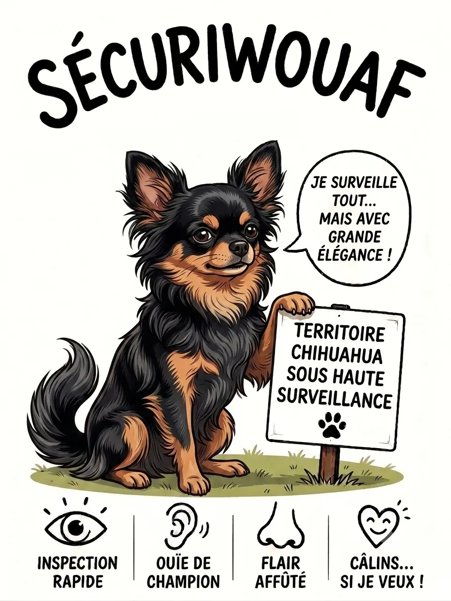 chihuahua humoristique hueforge