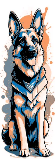 Set of 3 Bookmarks with Adorable Dogs - German Shepherd, Australian Shepherd and Golden Retriever