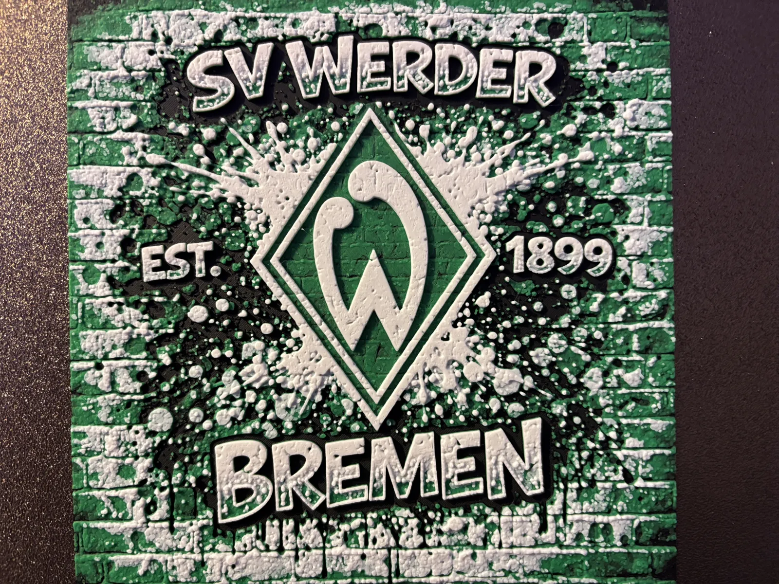 SV Werder Bremen Graffiti Hueforge