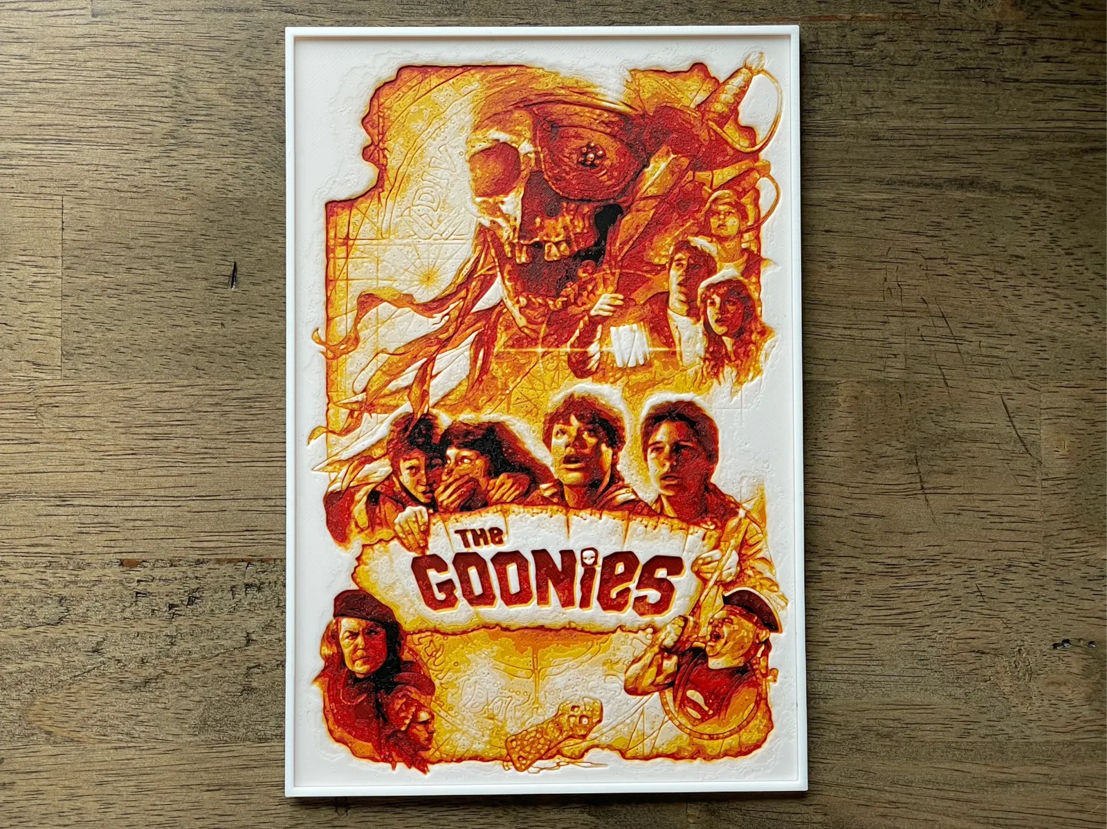 The Goonies (1985) Hueforge Movie Poster