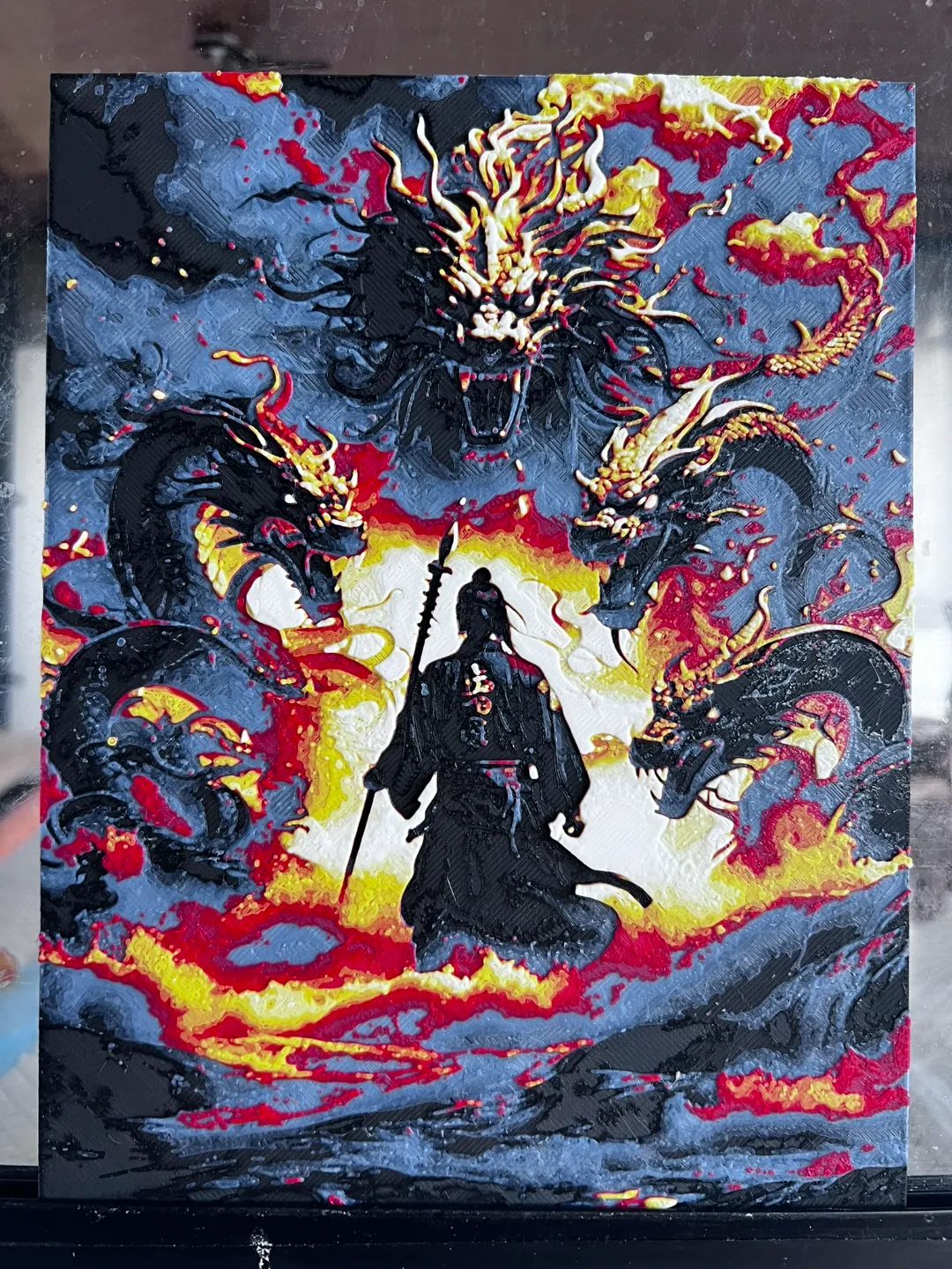 Samurai and dragons Hueforge