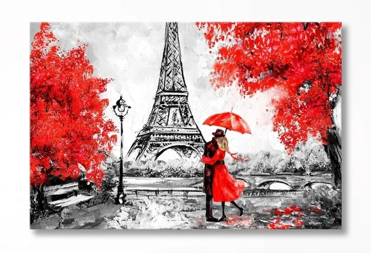 Love couple in Paris Hueforge