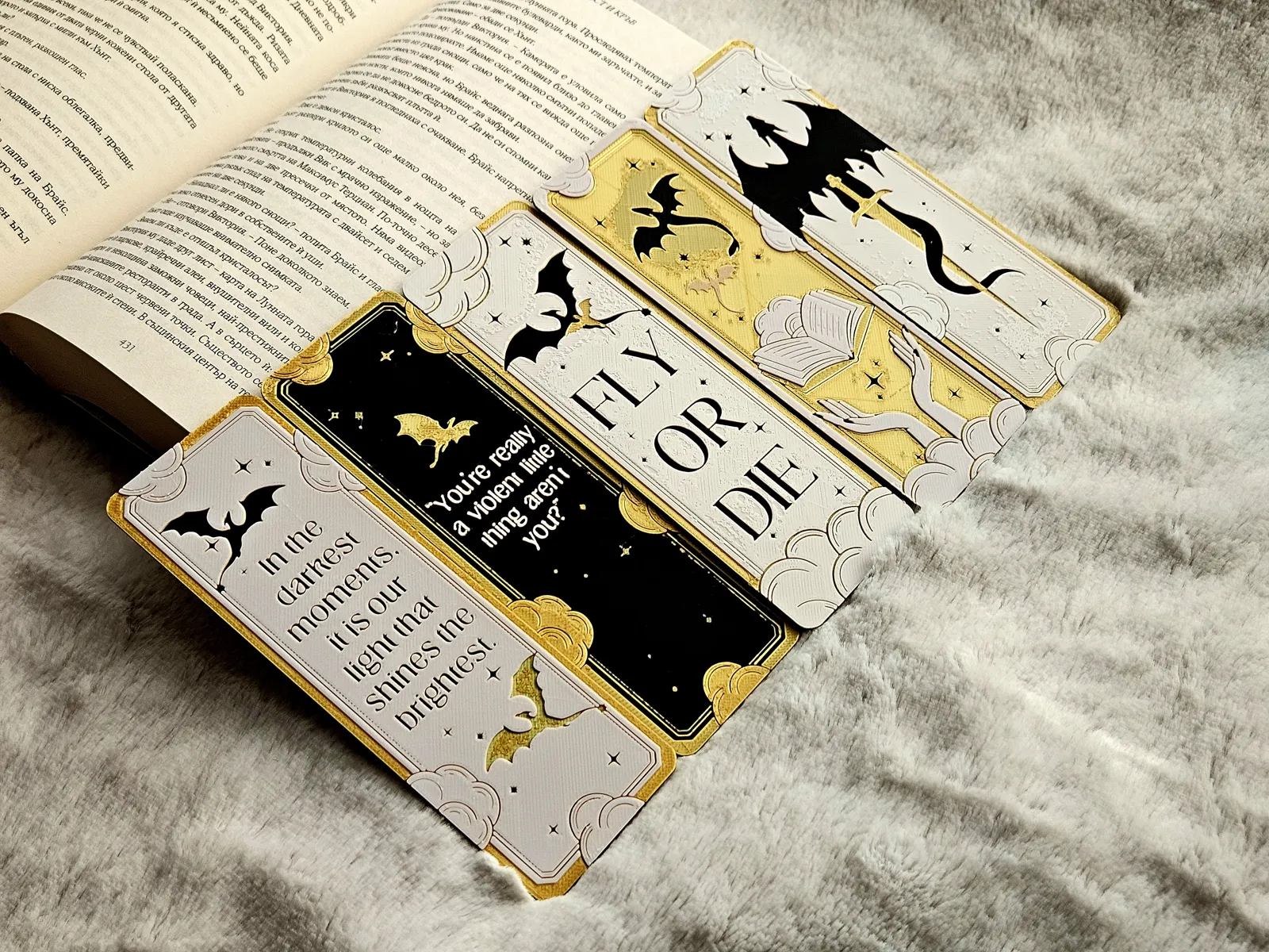 Fourth Wing - Bookmarks Set 1/2
