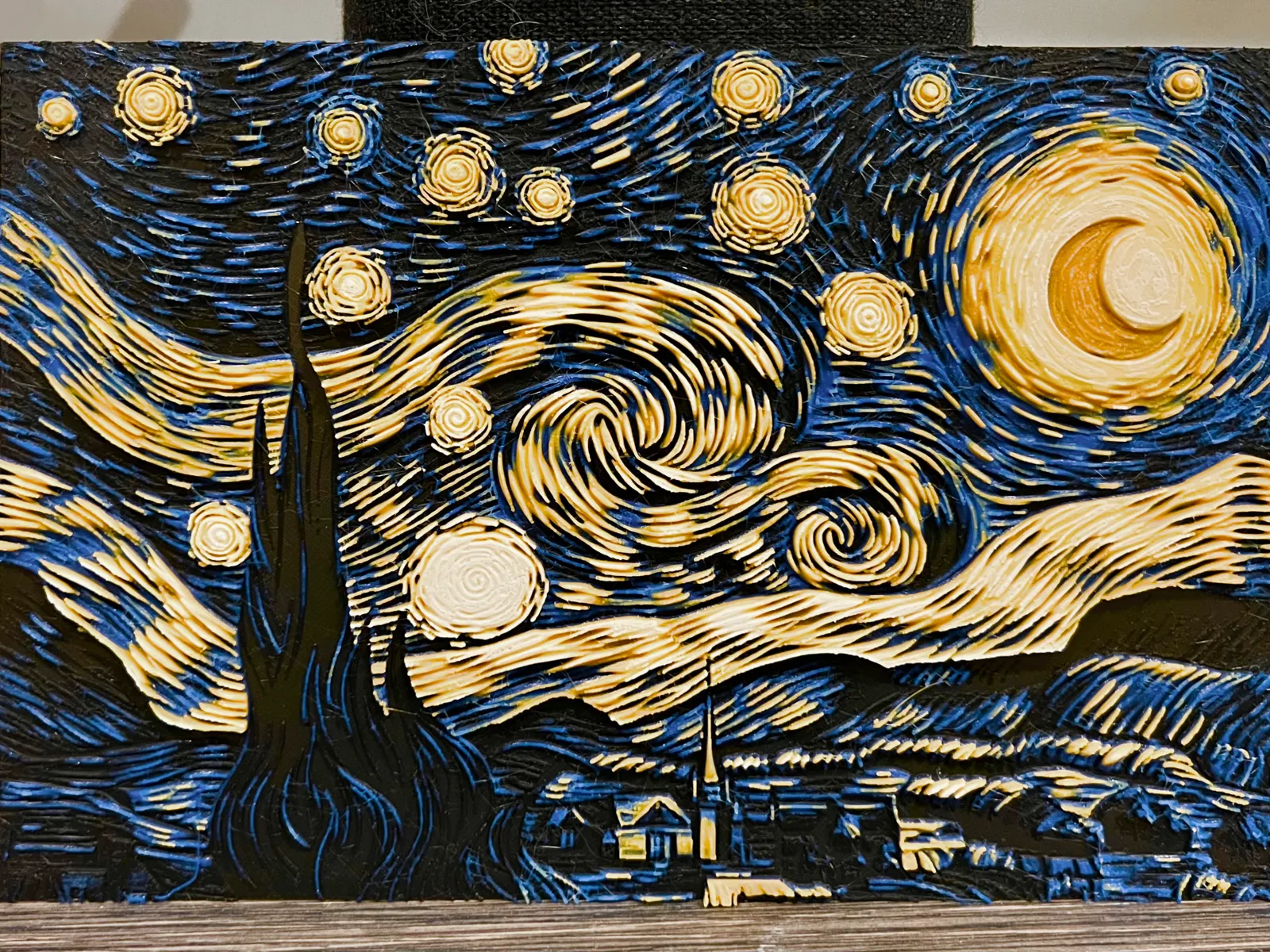 Interpretation of Starry Night by Van Gogh - Hueforge - Filament Painting