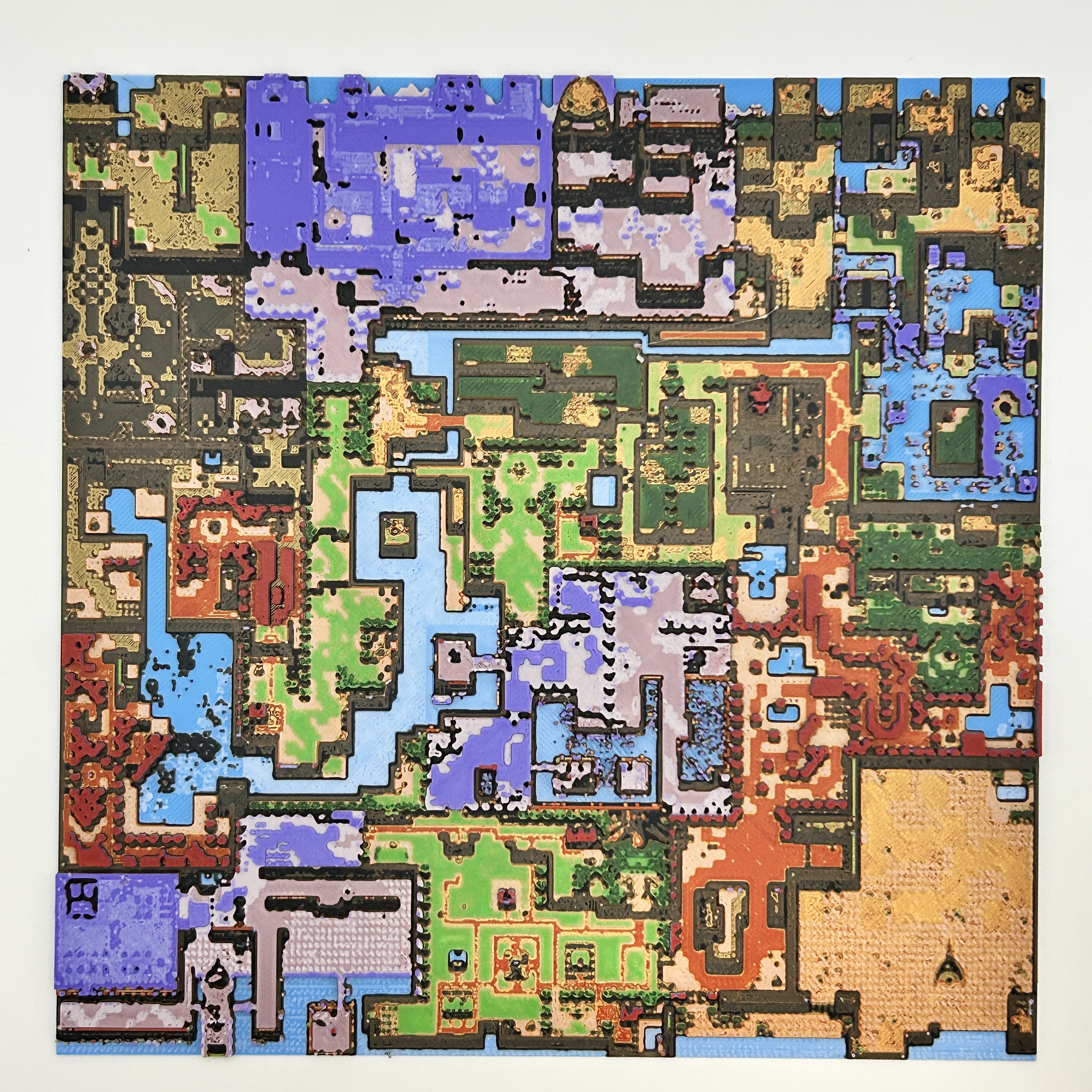Oracle of Seasons Holodrum Map HueForge