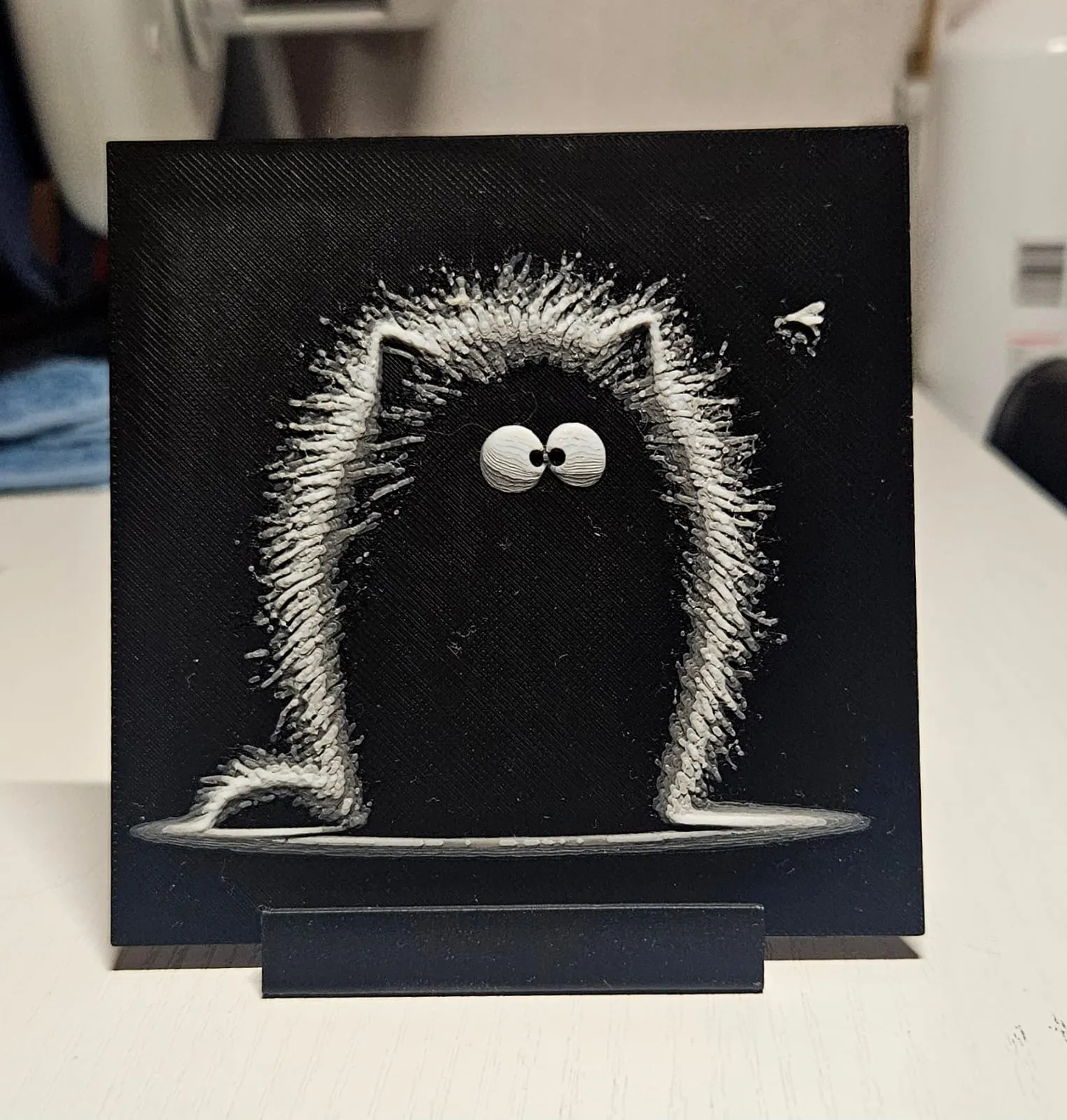 Fluffy Cat with fly II