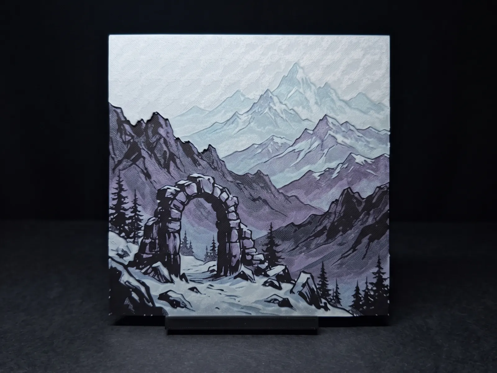 Mountain Archway - Hueforge Wall Art