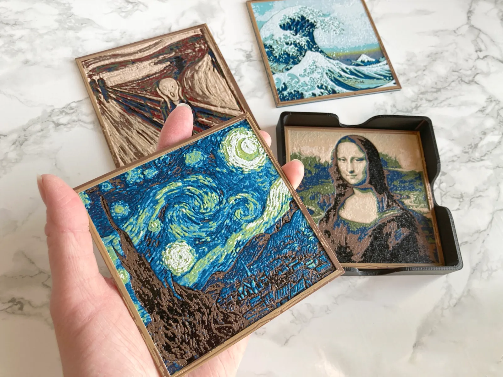 Fine Art / Classic Art HueForge Coasters