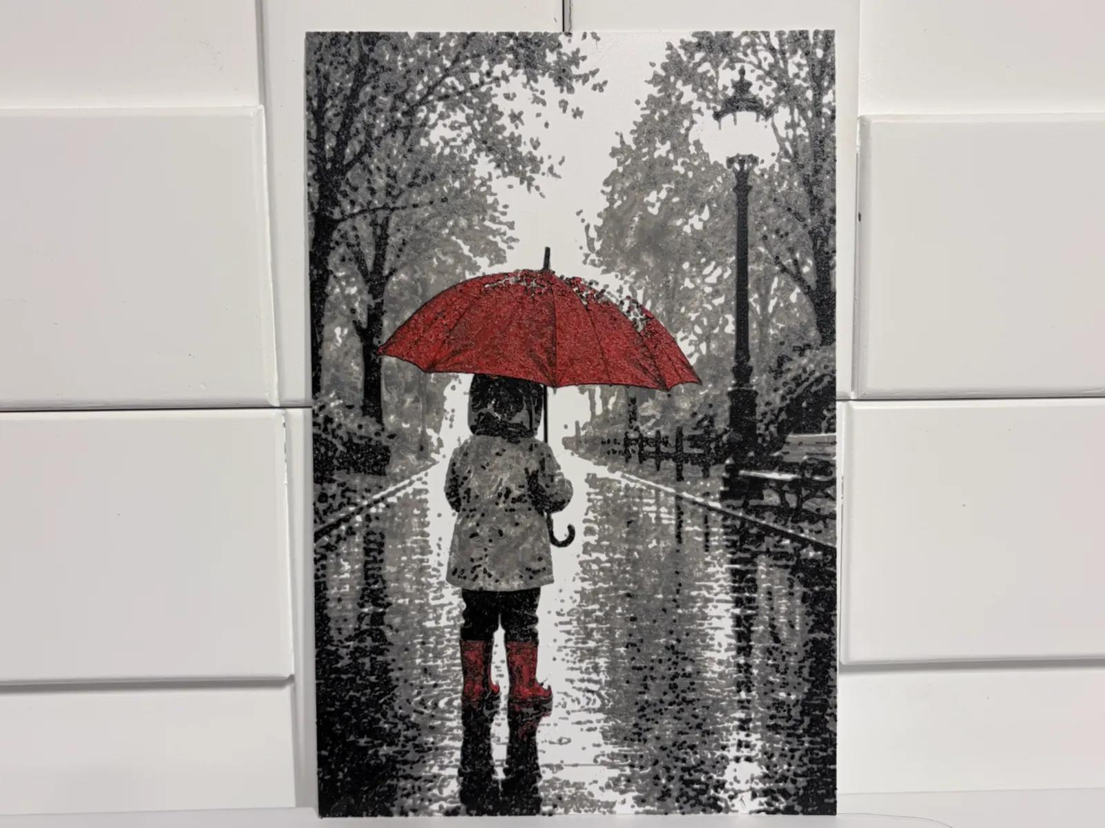 Little Explorer | HueForge Rainy Day Wall Art