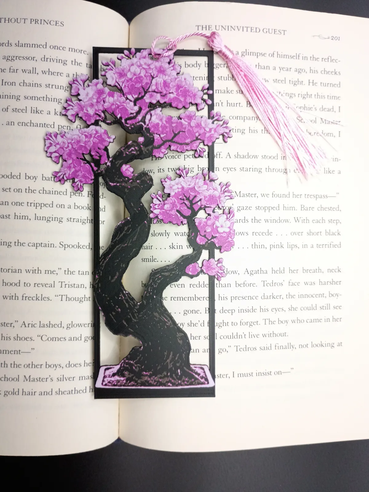 Sakura Bookmark Framed