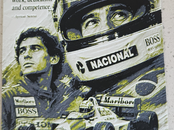 Ayrton Senna Hueforge