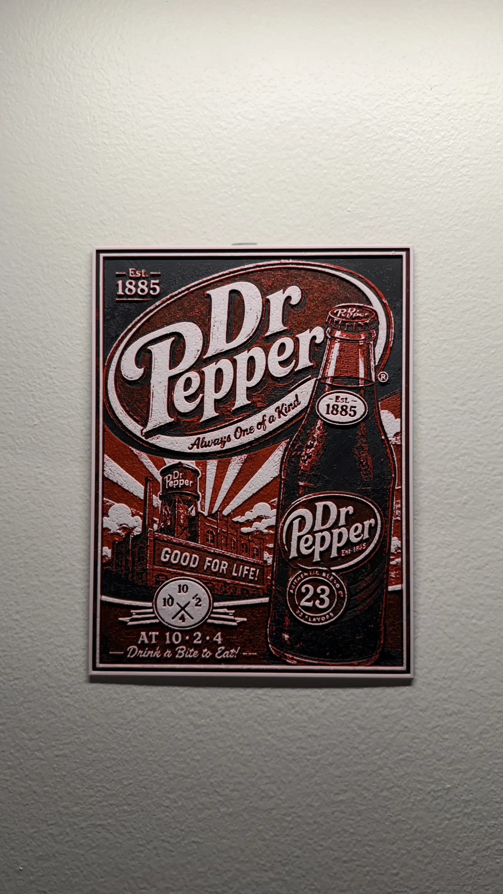 Dr Pepper Poster Style HueForge