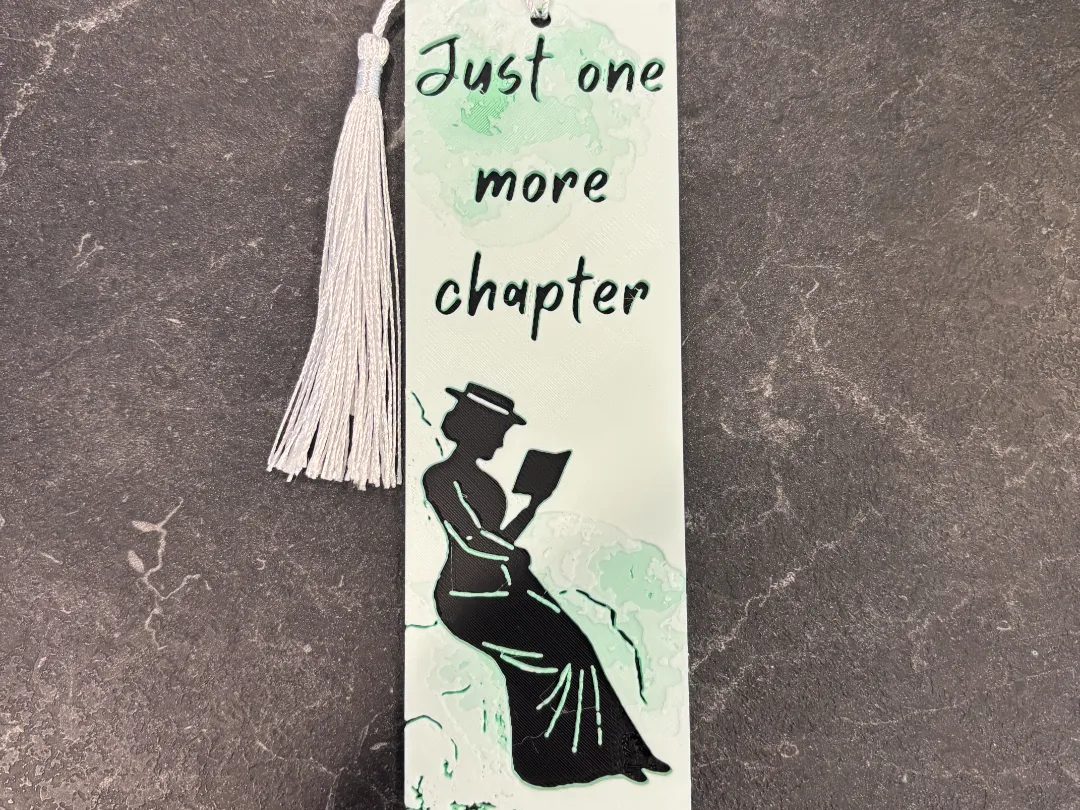 Just One More Chapter Bookmark Hueforge