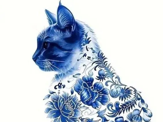 تابلو دیواری «Cat Hueforge»
