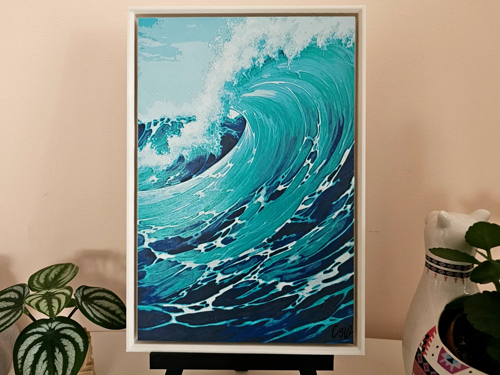Eternal Wave - Filament Painting