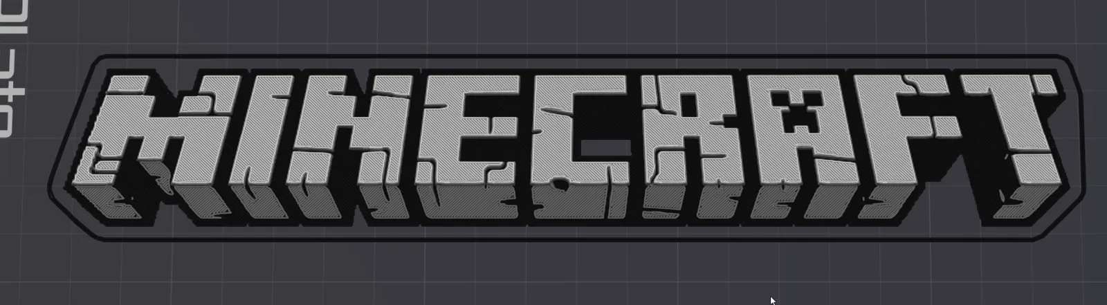 Minecraft logo (Hueforge)